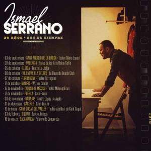 Ismael Serrano. Gira "20 años. Hoy es siempre"