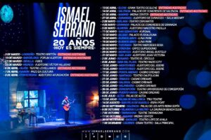 Ismael Serrano. Gira "20 años. Hoy es siempre" en España y Latinoamérica. Acústico y Banda