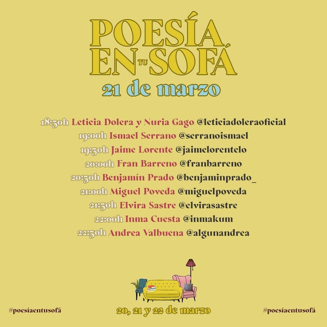 POESÍA EN TU SOFÁ