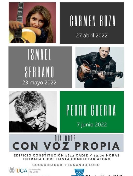 ISMAEL SERRANO PARTICIPA EN EL CICLO ‘DIÁLOGOS CON VOZ PROPIA’