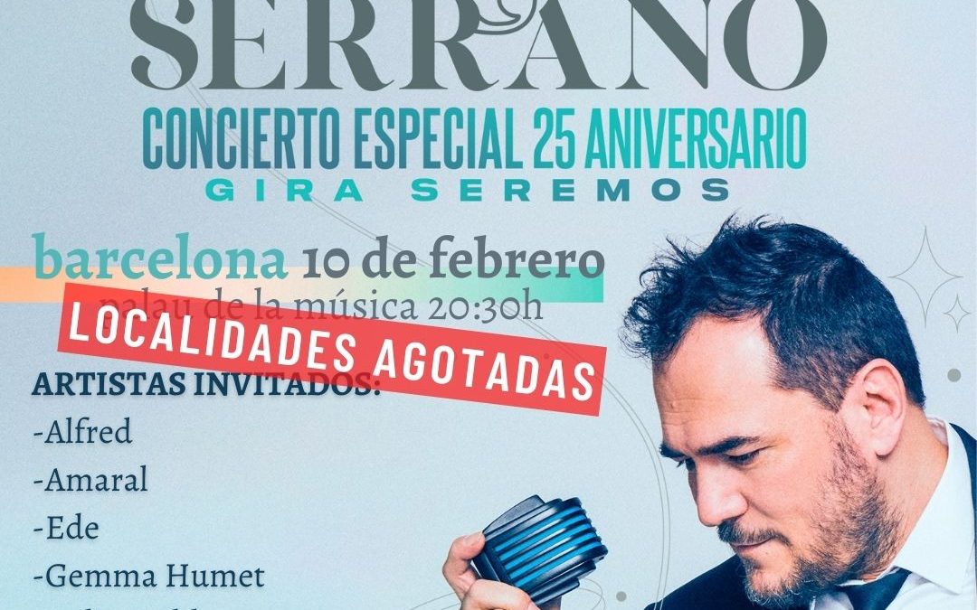 BARCELONA, 10 FEBRERO ¡¡LOCALIDADES AGOTADAS!!