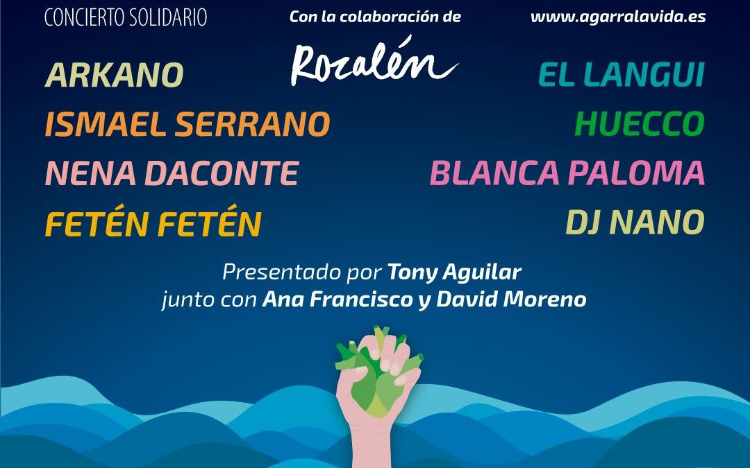 ISMAEL SERRANO EN EL CONCIERTO SOLIDARIO «AGARRA LA VIDA»